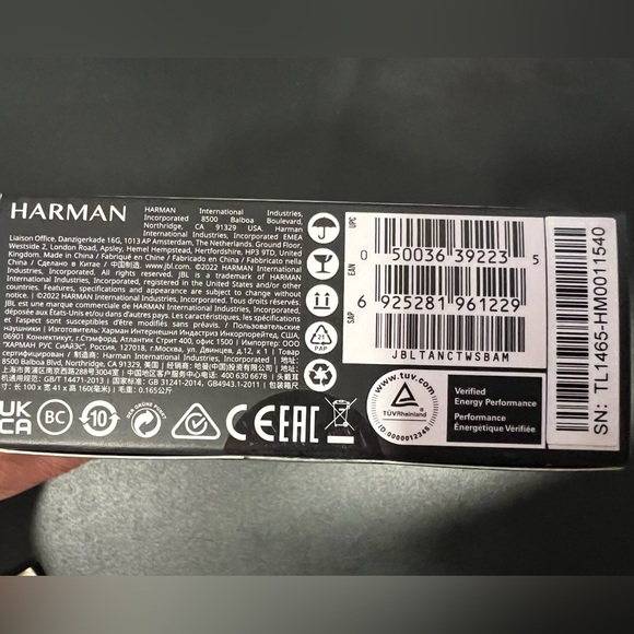 NWT JBL Pure Base Zero Noise Wireless Ear Buds, Tune ANC - Picture 5 of 7